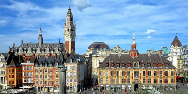 Bâtiments de la Place du Général Charles de Gaulle de la ville de Lille.